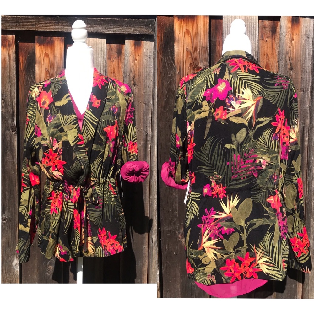 Brand New Worthington Floral Jacket